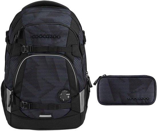 Famanu Set von 2 Schulranzen für die Mittelstufe - Ergonomischer Rucksack und Aufbewahrungsbox
