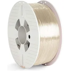 Verbatim Clear Filament PETG (55051) (PETG, 1.75 mm, 1000 g), 3D Filament, Transparent