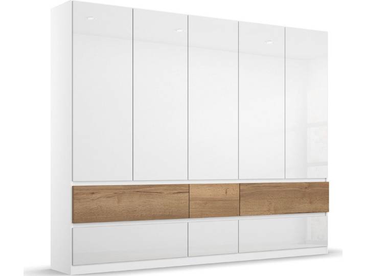 rauch Drehtürenschrank Winnipeg grifflose Front, Schubkästen m. Griffmulde, auch mit Beleuchtung