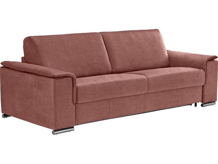 Egoitaliano 2,5-Sitzer Cecilia, modern & elegant, erstklassiger Sitzkomfort, Breite 234cm, mit verchromten Metallfüßen