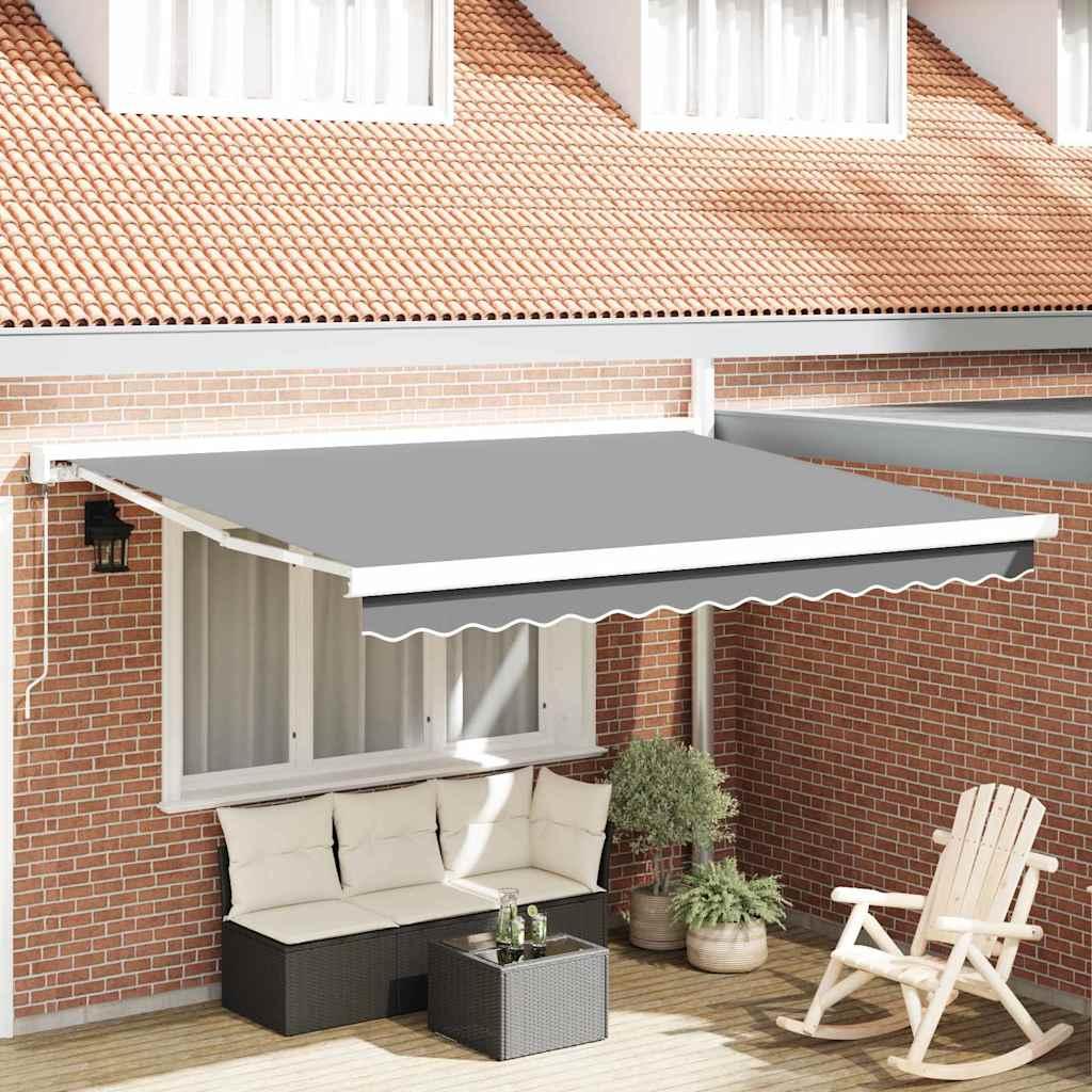 Maison Exclusive - Markisenrahmen Weiß 350 x 250 cm Aluminium