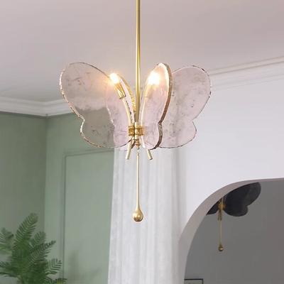 LED-Pendelleuchte Schmetterling Kronleuchter Modell Zimmer Bekleidungsgeschäft Hotel Restaurant Hotel Club Lobby Licht, postmoderne Licht Luxus kreative fliegende Untertasse Kronleuchter
