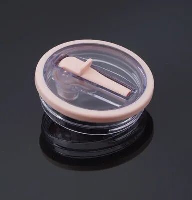 Perfect Picks Market Spill Proof Cup Cover For Stanley Replaceable, Eco Friendly Spiral Straw Accessory pink