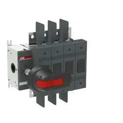 ABB OS100GJ04FP Lasttrennschalter für Sicherungen 4-polig 100 A, mit Griff und Welle UL/CSA gesichert gesch. Neutralleiter