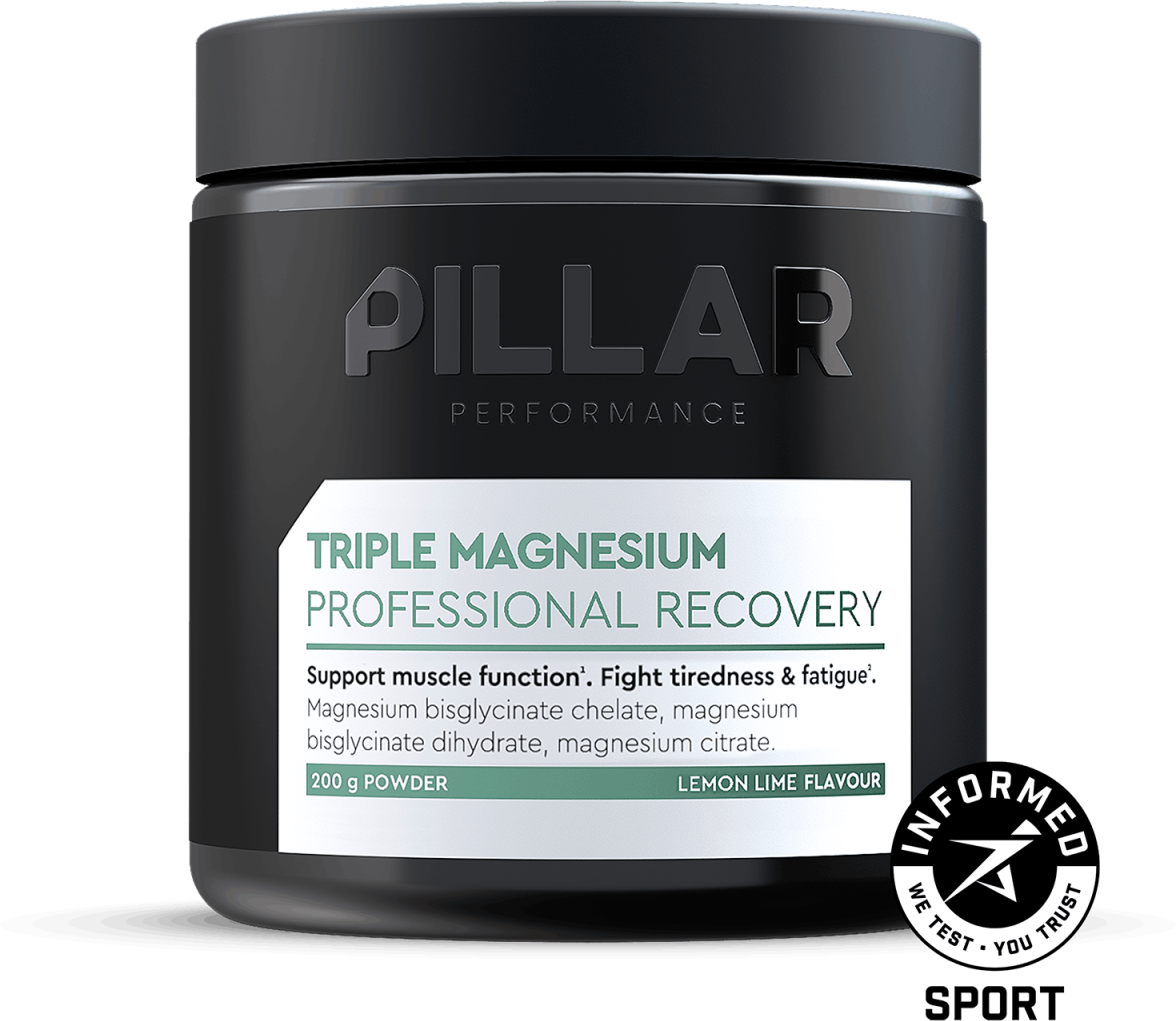 Pillar Performance Triple Magnesium Professional Recovery Powder Lemon Lime