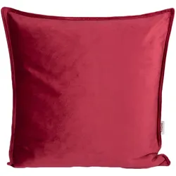KISSENHÜLLE Samt&Sonders karmin-rot 40/40 cm