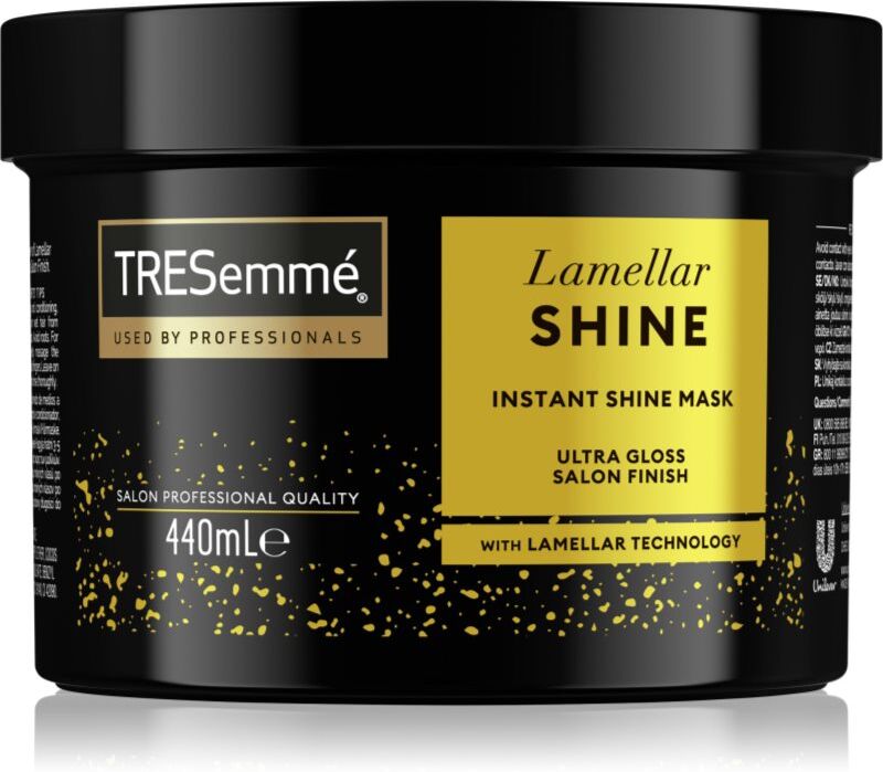 TRESemmé Lamellar Shine masque cheveux pour des cheveux brillants et doux 400 ml
