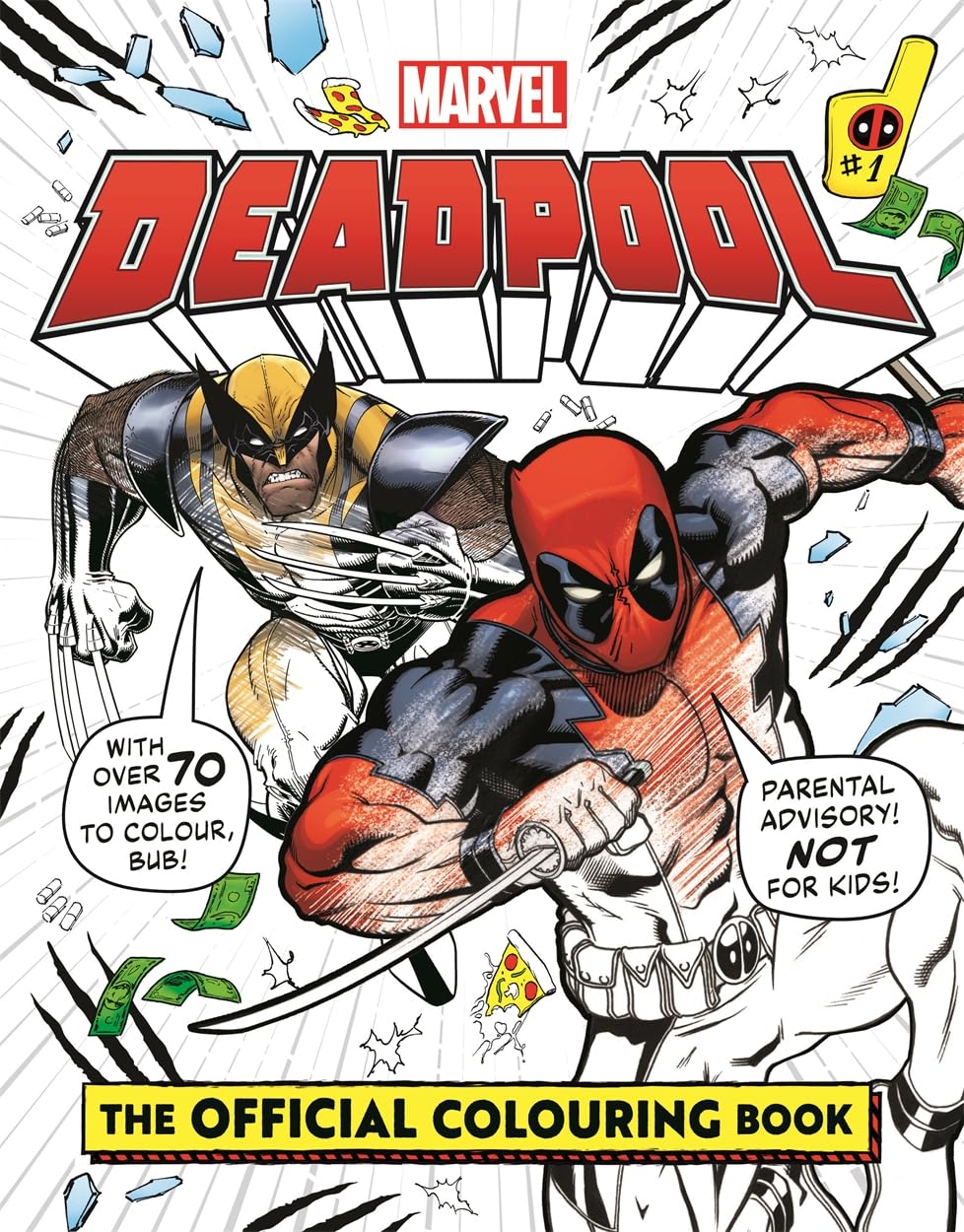 Studio Press Marvel's Deadpool: The Official Colouring Book