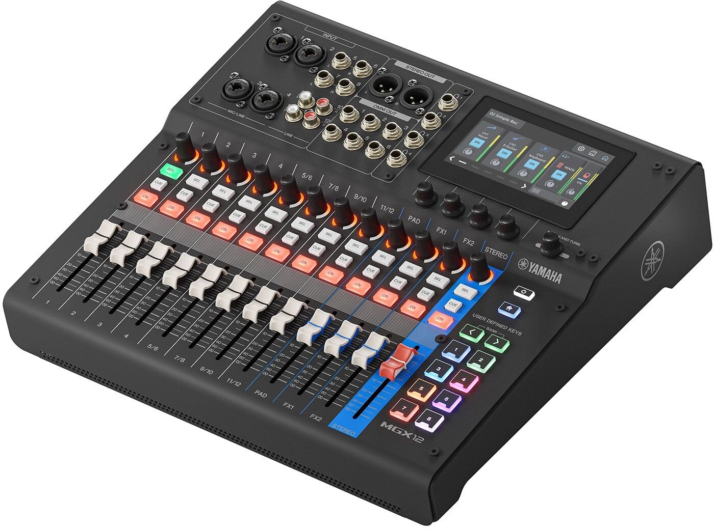 Yamaha MGX12 Black Digital Mixer