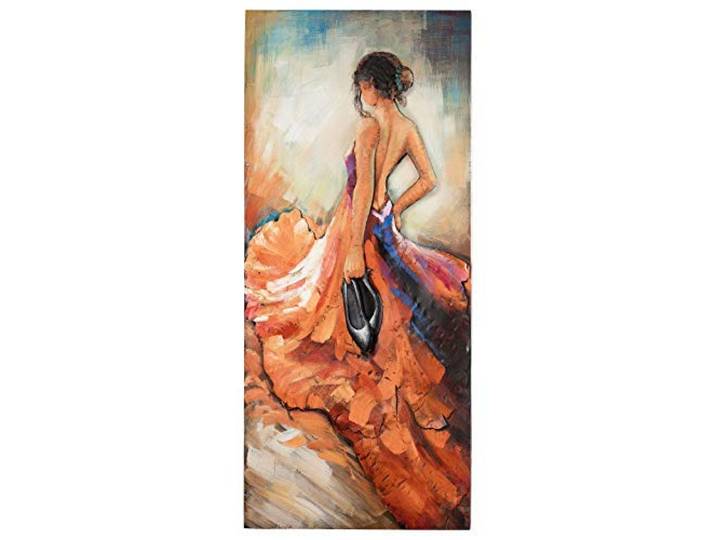 GILDE Gallery Bild XXL - Barefoot Tango - Kunstobjekt - Metallkunst 140 x 70 cm