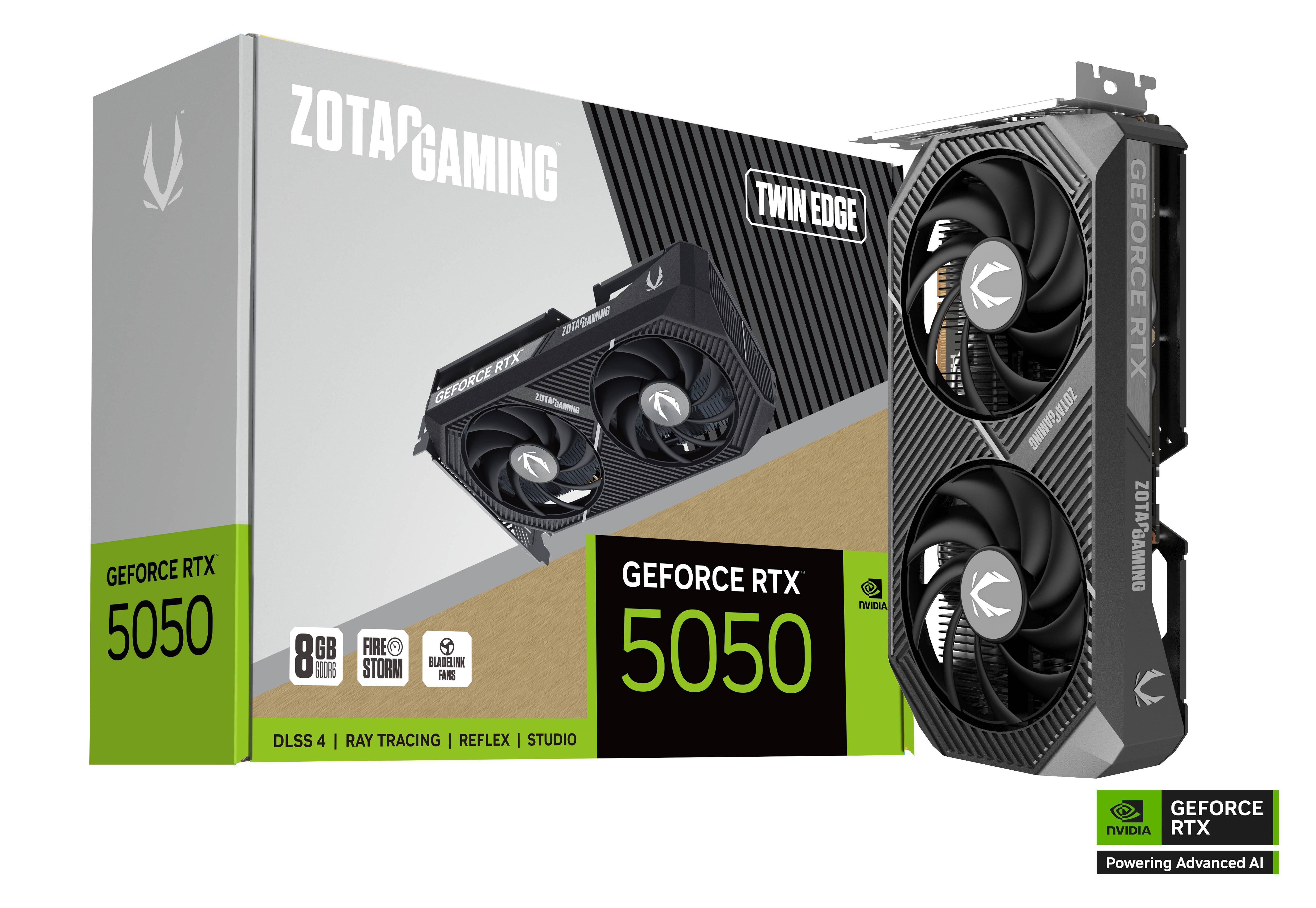 ZOTAC GAMING GeForce RTX 5050 Twin Edge Grafikkarte 8 GB