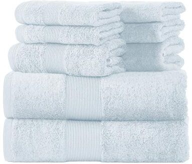 Fabstyles Premium Quality 8 Piece 600 GSM Zero Twist Cotton Towel Set