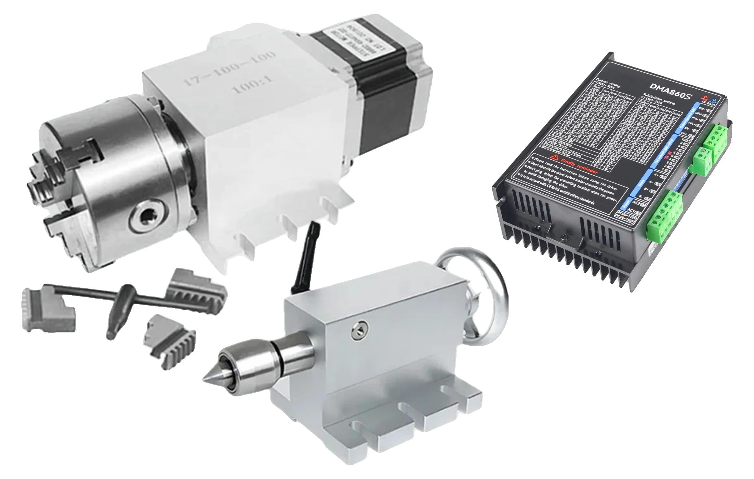 Rotationsachse, Nema34 Schrittmotor, Nullspiel, FÜGE Fahrer hinzu