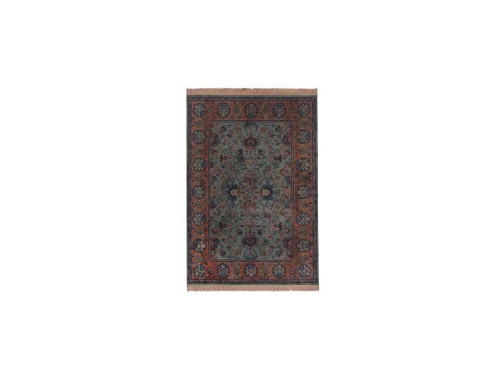 Tapis en tissu vert, rectangulaire, à motifs multicolores, XXL -