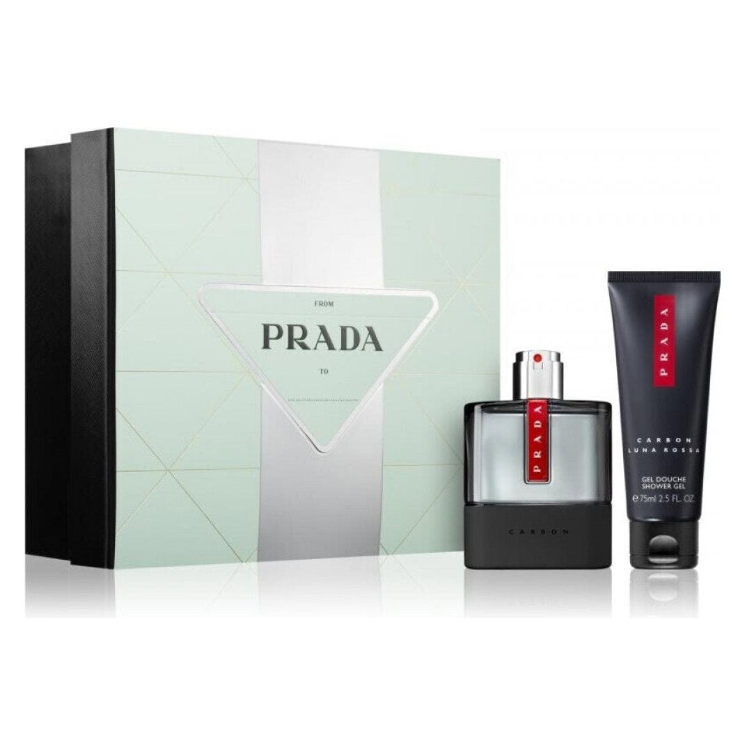 Prada Set Luna Rossa Carbon Edt 50ml + Shower Gel 75ml (39614124)