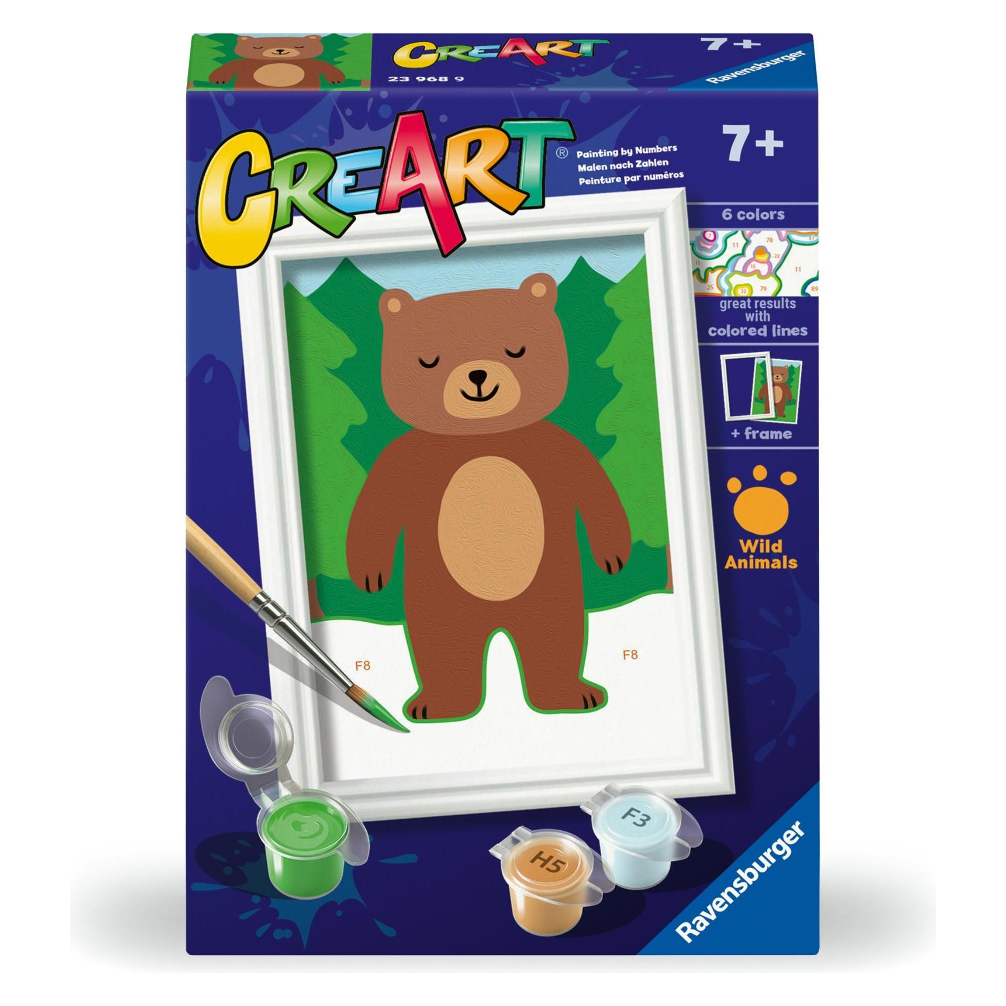 Ravensburger CreArt - Malen nach Zahlen - Wild Bear (23968)