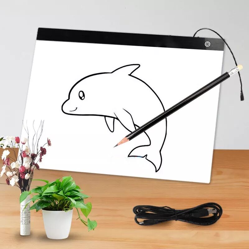 INF LED Lichtplatte / Zeichenbrett A3 Leuchttisch mit USB