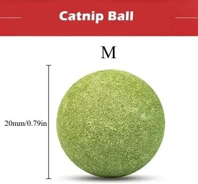 Uplift Essentials 5 Piece Natural Catnip Lick Ball Set m