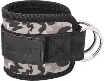 Inspire Curations AOLIKES Cable Ankle Straps Double D Ring Ankle Cuffs For Cable Machine For Glute, Leg & Lower Body Strength Training 1pcs Camo