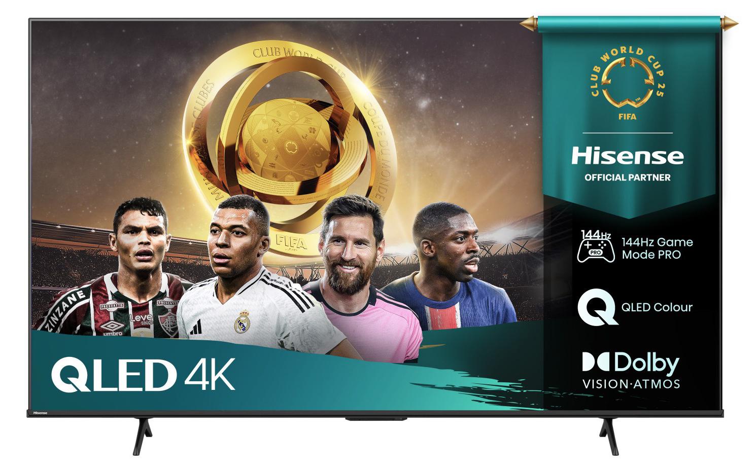 Hisense 85 '' E7Q PRO | Hi-QLED Smart TV 4K 144 Hz, 2,16 m (85"), 3840 x 2160 Pixel, QLED, Smart-TV, WLAN, Schwarz