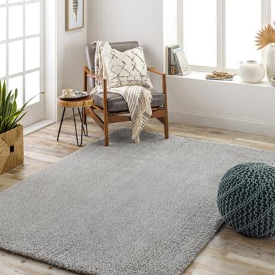Livabliss Cloudy Solid Plush Area Rug