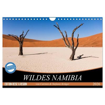 Wildes Namibia (Wandkalender 2026 DIN A4 quer), CALVENDO Monatskalender