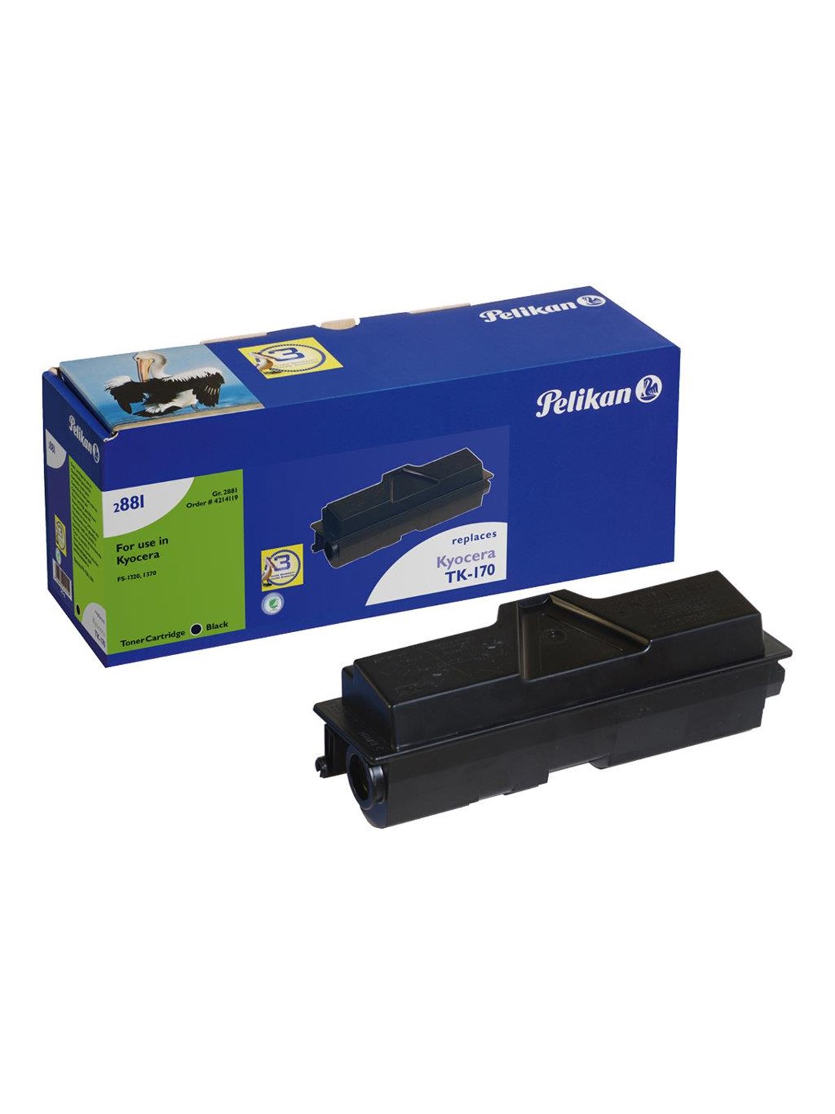 Pelikan Toner Kyocera TK-170 compatible 2881 Black