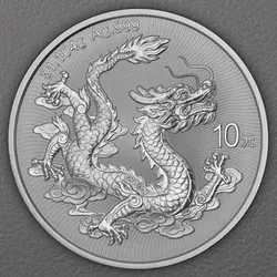 Silbermünze 1oz "China Drache" 2026 (China)