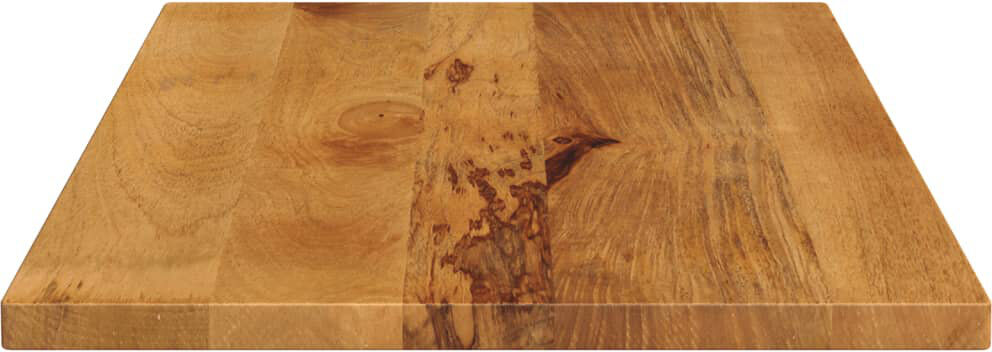 Alpen Home Table Top Solid Wood Mango Oak 3.8cm H x 80cm W x 70cm D