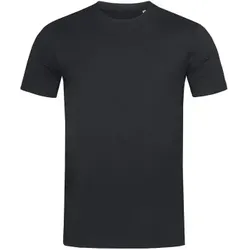 Stedman James Organic Men Crew Neck Schwarz Ökologische Baumwolle Medium Herren