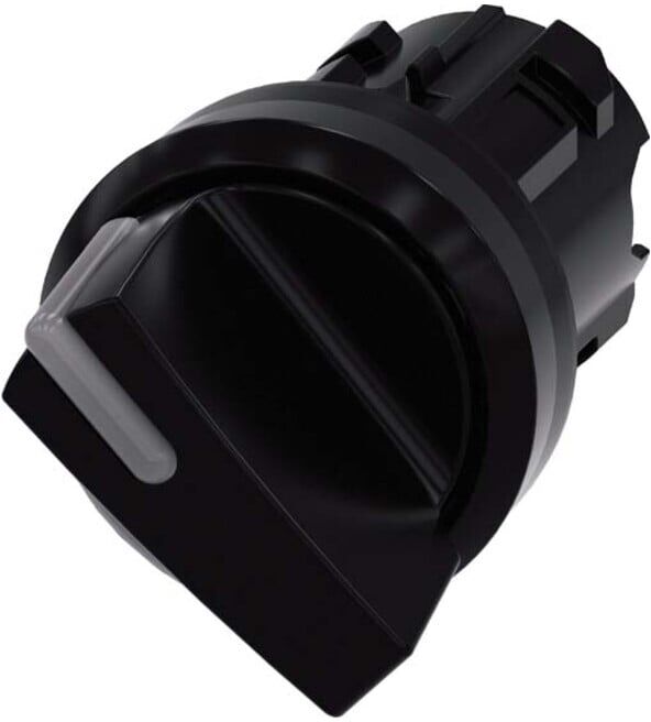 Siemens Indus.Sector Interrupteur à bouton tournant lumineux 22 mm, rond, plastique 3SU1002-2BF10-0AA0 (3SU10022BF100AA0)