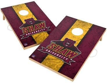 Skip's Garage Vintage Shaw Bears Regulation 2x4 Cornhole Set
