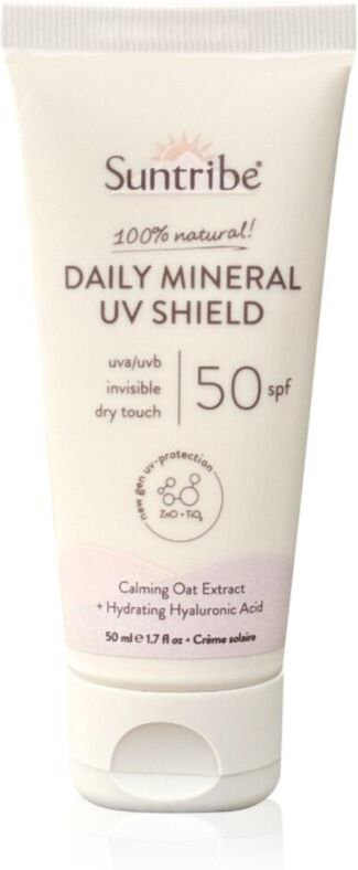 Suntribe Daily Mineral UV Shield crème solaire minérale SPF 50 50 ml