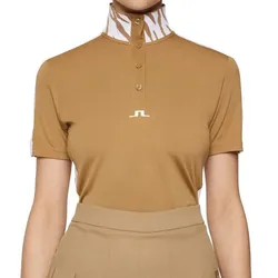 J.Lindeberg Golf Pip Polo Damen beige