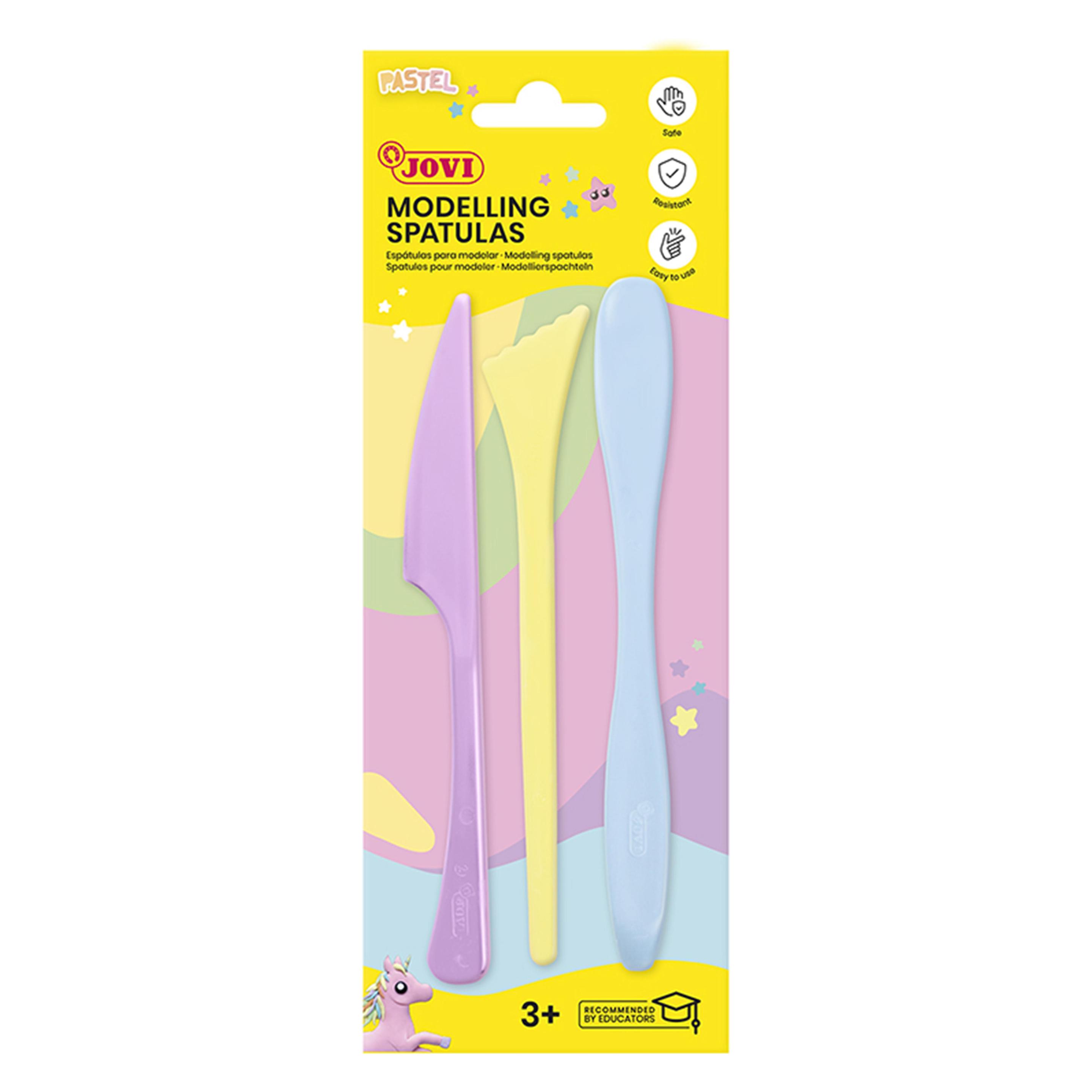 Jovi Modellierspatel 3er Pastell (9P-JV)