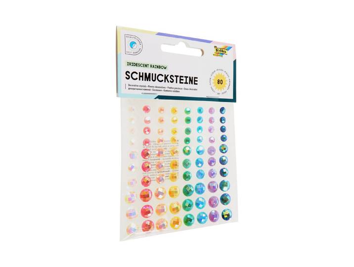 Folia Schmucksteine Selbstklebend Iridescent Rainbow