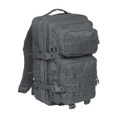 Rucksack BRANDIT "Brandit Accessoires US Cooper Backpack Large", Gr. onesize, grau (charcoal), Polyester, Rucksäcke Rucksack