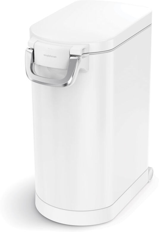 Simplehuman Pet Food Storage Bin White 32 lb