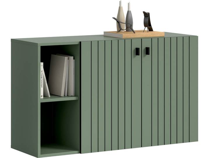 MID.YOU Sitzbank STATION, grün, Holznachbildung
