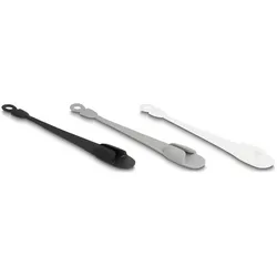 DELOCK Kabelhalter mit Schlaufe selbstklebend Set 3 Stück