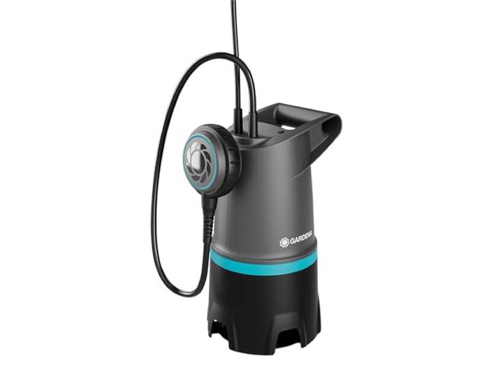 Gardena Pompe submersible pour eaux chargées 20000 BASIC: 20 000 l/h\, interrupteur à flotteur\, robuste et puissante\, idéale pour les eaux chargées (09017-47)