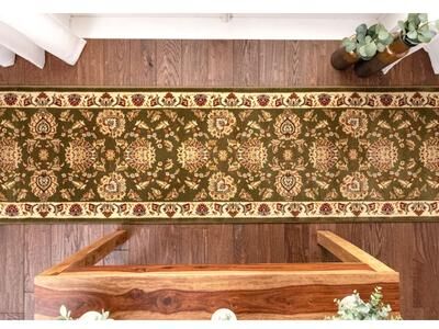 Well Woven Custom Size Runner Timeless Abbasi Traditional Stair Rug