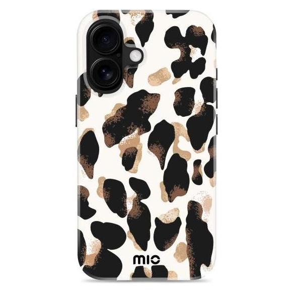 Mio Back panel cover Leopard Magsafe Compatible for iPhone 16 (Apple iPhone 16) (54149541)