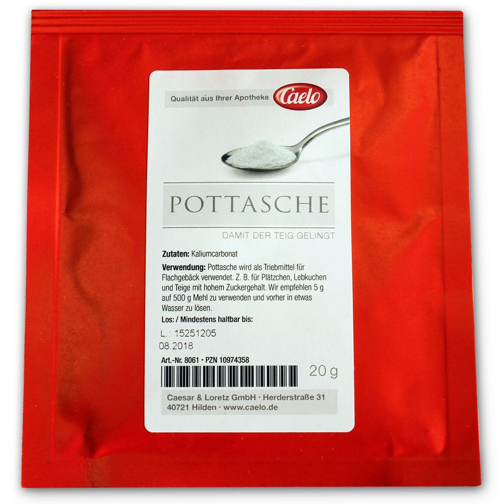 Pottasche Caelo HV-Packung Blechdose 20 g Pulver