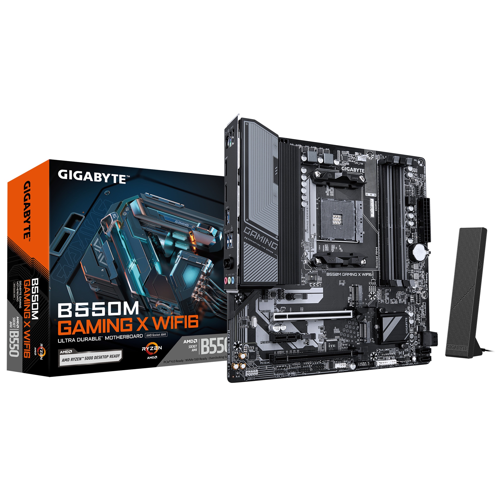 GIGABYTE B550M GAMING X WIFI6 Micro-ATX Mainboard - Sockel AM4