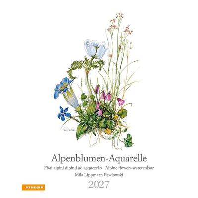 Alpenblumen-Aquarelle Kalender 2027