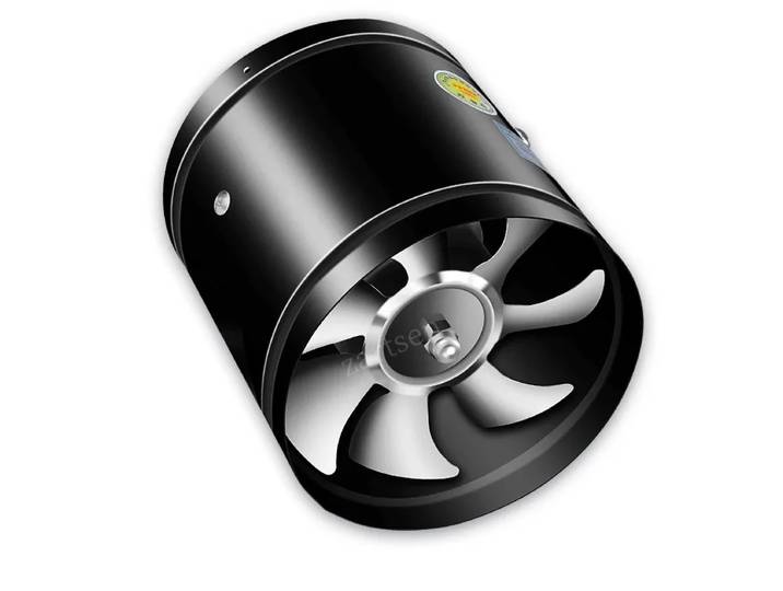 Ventilateur mural avec tuyau en métal, mini extracteur, ventilateur de conduit, aérateur d'accès, HOToilet, 4 po, 6 po, 8 po