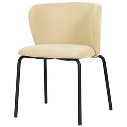 Feros Break Stapelstuhl mit Bezug – Beige