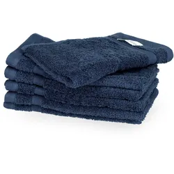 Tchibo - Schöner WOHNEN-Kollektion 6 Gästehandtücher »Cuddly« - blau