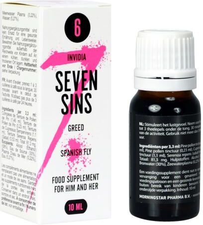 Morning Star Seven Sins - Greed - Spanish Aphrodisiac for Couples